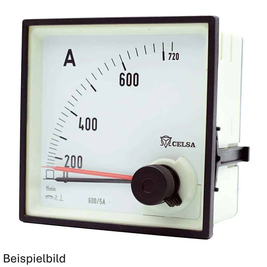 CELSA BIQ Bimetall-Strom&shy;messer mit Schleppzeiger